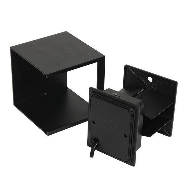 Steinhauer Moderne buiten wandlamp Logan 2-lichts IP54 zwart