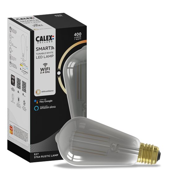 Calex Calex Smart LED E27 7W edison amber
