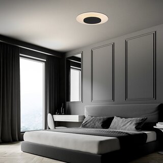 Plafondlamp Lido LED 24W Zwart