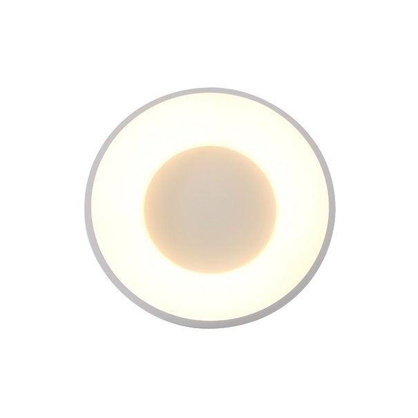 Steinhauer Moderne plafondlamp Ringlede Ø38 cm wit