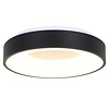 Steinhauer Moderne plafondlamp Ringlede Ø48 cm zwart