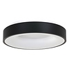 Steinhauer Moderne plafondlamp Ringlede Ø48 cm zwart