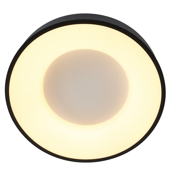 Steinhauer Moderne - Plafondlamp - zwart - Ø48 cm - Ringlede