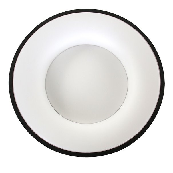 Steinhauer Moderne - Plafondlamp - zwart - Ø48 cm - Ringlede