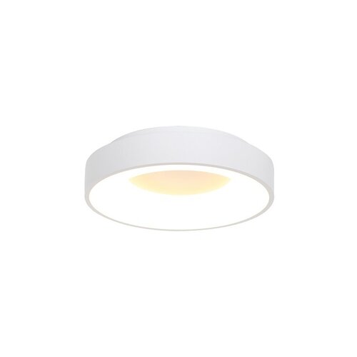 Moderne plafondlamp Ringlede Ø30 cm wit