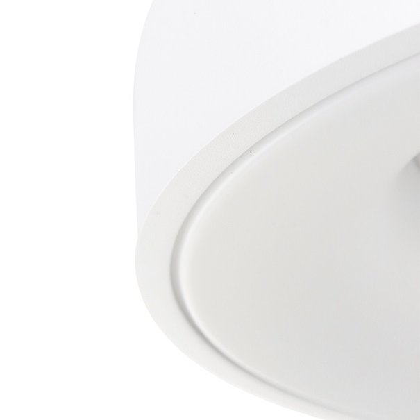 Steinhauer Moderne plafondlamp Ringlede Ø30 cm wit