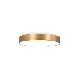Plafondlamp Ringlede Ø30 cm wit/goud