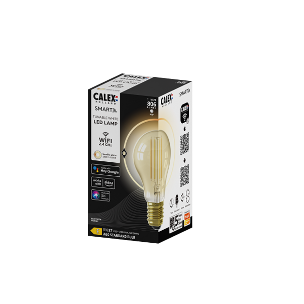Calex Calex Smart LED E27 7W peer amber