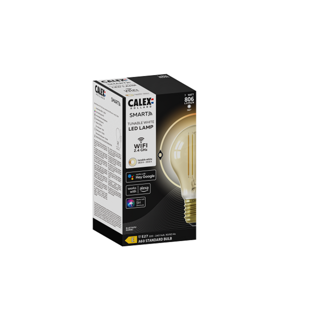 Calex Calex Smart LED E27 7W peer amber