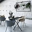 ETH Moderne - Hanglamp - Zwart - Smoke glas - 1 lichts - Ø40 cm - Orb