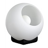 ETH Moderne tafellamp Orb 1-lichts Ø20 cm zwart met opaal glas