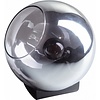 ETH Moderne tafellamp Orb 1-lichts Ø25 cm zwart met smoke glas