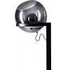 ETH Moderne vloerlamp Orb 1-lichts Ø35 cm zwart met smoke glas