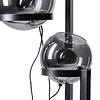 ETH Moderne vloerlamp Orb 3-lichts 140 cm zwart met smoke glas