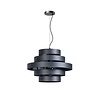 ETH Moderne hanglamp Blagoon Ø50 cm met 5 ringen antraciet