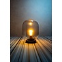 Moderne tafellamp Benn 1-lichts mini zwart gun metal
