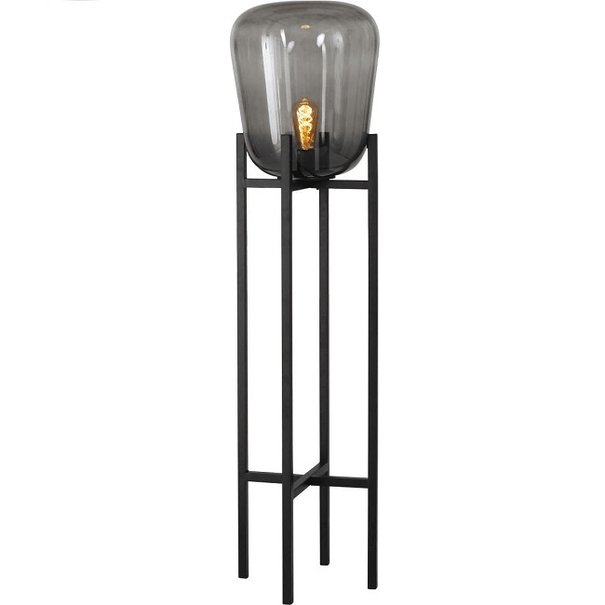 ETH Moderne - Vloerlamp - 1-lichts - Zwart/gun metal - Benn