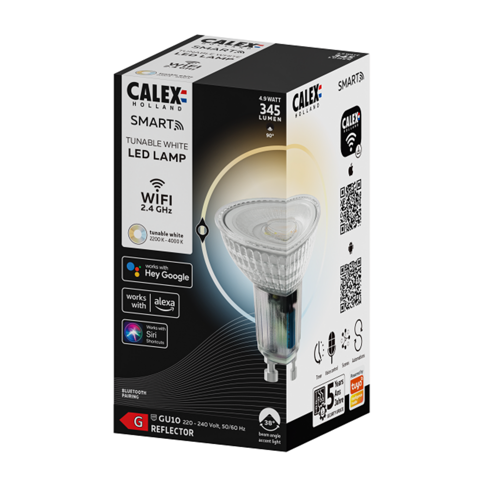 LED Plafondspot Xirax GU10 4x5W 2200K-3000K | Sfeervolle Verlichting