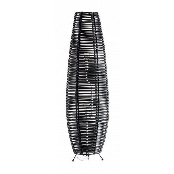 ETH Moderne vloerlamp Cocoon 2-lichts zwart