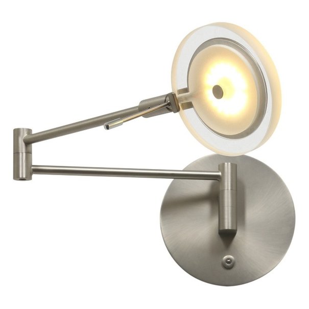 Steinhauer Moderne - Wandlamp - Staal - helder glas - Turound