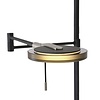 Steinhauer Moderne vloerlamp Turound Uplighter en leeslamp zwart