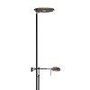 Steinhauer Moderne vloerlamp Turound Uplighter en leeslamp zwart