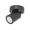 Highlight Moderne plafondspot Oliver 1-lichts IP44 zwart