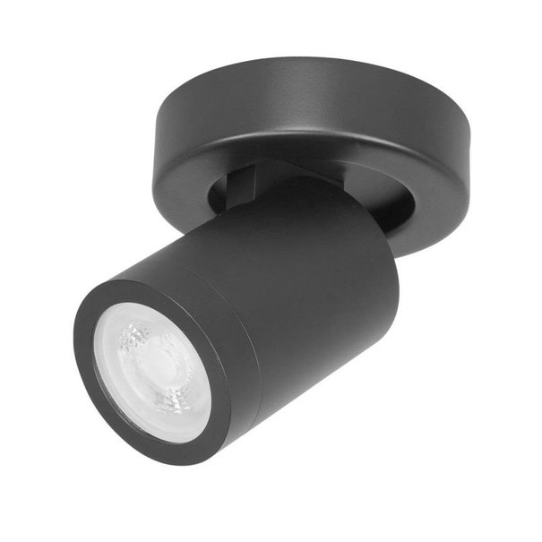 Highlight Moderne plafondspot Oliver 1-lichts IP44 zwart