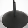 Steinhauer Moderne hanglamp Bollique 3-lichts getrapt zwart met smoke glas