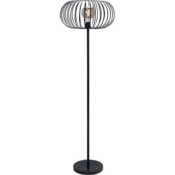 Highlight Moderne vloerlamp Bolato Ø50cm zwart