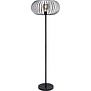 Moderne - Vloerlamp - Zwart – Metaal – Ø50cm– Bolato