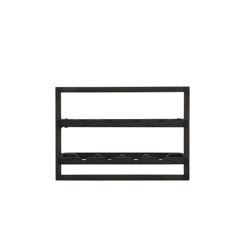 Shelfmate winemate Type D 8 flessen charcoal teakhout