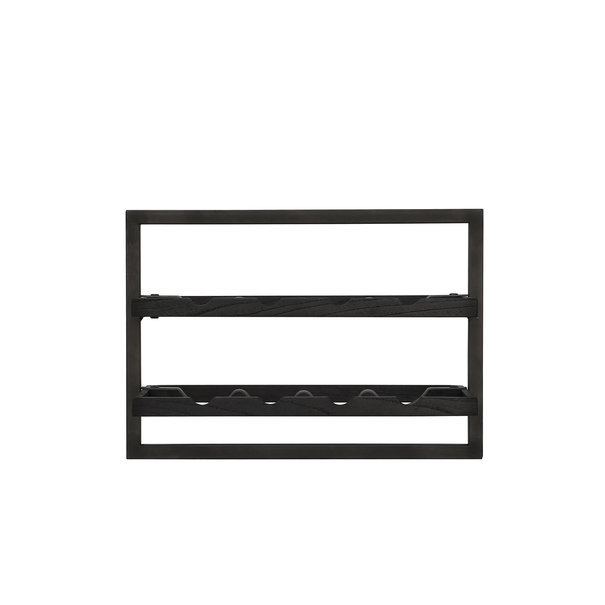 Shelfmate winemate Type D 8 flessen charcoal teakhout