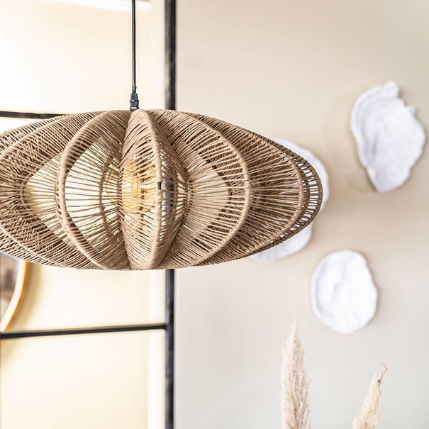 By-Boo Japandi hanglamp Nimbus Ø60 cm naturel