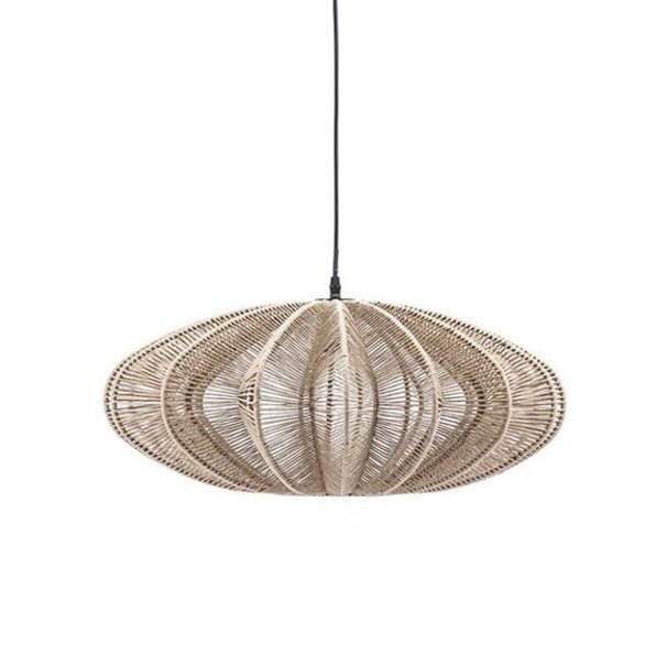 By Boo Landelijke – Hanglamp - Naturel – IJzer – Ø60cm – Nimbus