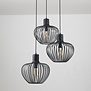 Moderne – Hanglamp - Zwart – Metaal – 3-lichts – Arraffone