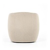 Eleonora Moderne fauteuil Charlotte bouclé taupe met kuipzitting