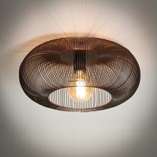 Plafondlamp Vince Ø43 cm brons