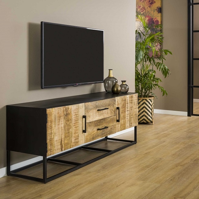 BelaLuz TV-meubel Bronx 150cm mango hout