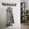 BelaLuz Moderne garderobe Hook 2x8 Donkergrijs mat