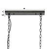 BelaLuz Industriële hanglamp Sydo 2-lichts grijs