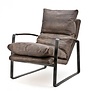 Moderne - Fauteuil - Donkerbruin vintage leer - Lex