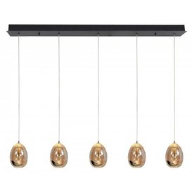 Hanglamp Golden Egg 5-lichts goud