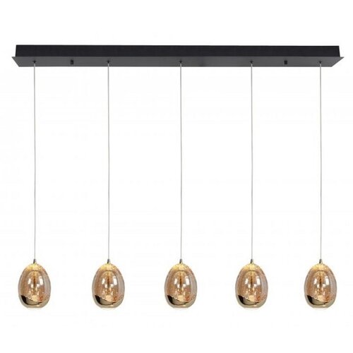 Moderne hanglamp Golden Egg 5-lichts goud