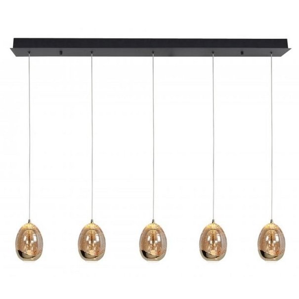 Highlight Moderne - Hanglamp - Goud - 5-lichts - Golden Egg