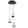 Moderne hanglamp Clear Egg 3-lichts getrapt