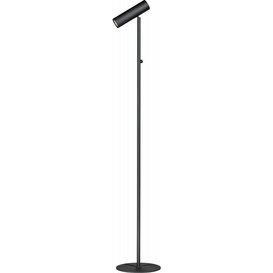 Vloerlamp Nikki zwart verstelbare kap