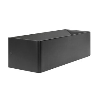 Wandlamp Stretto large mat zwart