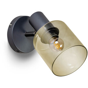 ETH Moderne wandlamp Sledge 1-lichts met groen glas