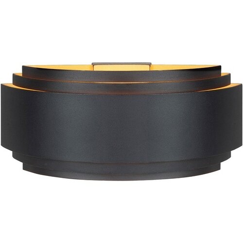 Moderne wandlamp Sofia 1-lichts zwart goud